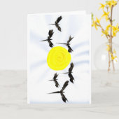 Carte Candy Waters Artiste de l'autisme (Fleur jaune)