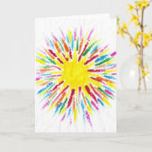 Carte Candy Waters Artiste de l'autisme (Fleur jaune)