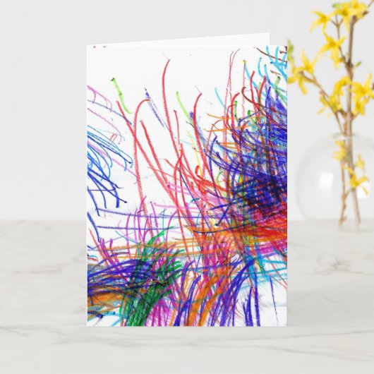 Carte Candy Waters Artiste de l'autisme (Fleur jaune)