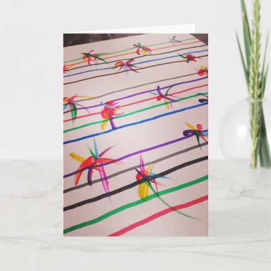 Carte Candy Waters Artiste de l'autisme (Devant)