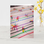 Carte Candy Waters Artiste de l'autisme (Fleur jaune)