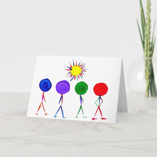 Carte Candy Waters Artiste de l'autisme (Devant)