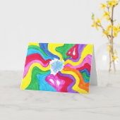 Carte Candy Waters Artiste de l'autisme (Fleur jaune)