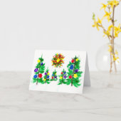 Carte Candy Waters Artiste de l'autisme (Fleur jaune)