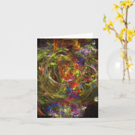 Carte Candy Waters Artiste de l'autisme (Fleur jaune)