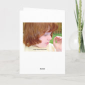 Carte Candy Waters Artiste de l'autisme (Dos)