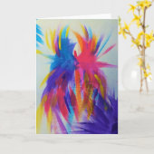 Carte Candy Waters Artiste de l'autisme (Fleur jaune)