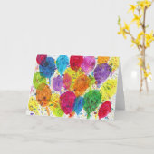 Carte Candy Waters Artiste de l'autisme (Fleur jaune)