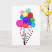 Carte Candy Waters Artiste de l'autisme (Fleur jaune)