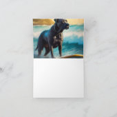 Carte Cane Corso Beach Surf Peinture (Intérieur)