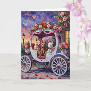 Carte Cane Corso Chien Saint-Valentin