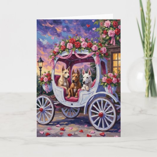 Carte cane corso Dog Valentine's Day (Devant)