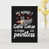 Carte Cane Corso Italiano (Fleur jaune)