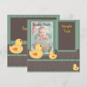 Carte Canetons (Devant / Derrière)