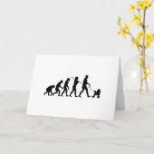 Carte Caniche (Fleur jaune)