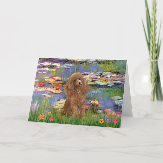 Carte Caniche (Abricot 10) - Lys 2 (Devant)