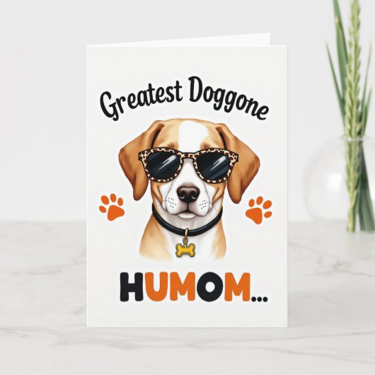 Carte Canine à Monture Tachetée (Devant)