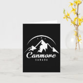 Carte Canmore Canada Station de ski Ski Snowboard (Fleur jaune)