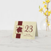 Carte canneberge automne automne automne mariage (Fleur jaune)