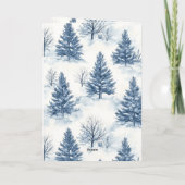 Carte Canneberges Blanches Rubans Noël (Dos)