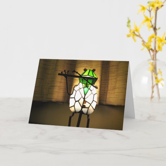 Carte Cannelure de grenouille (Fleur jaune)