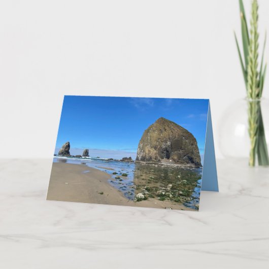 Carte Cannon Beach Oregon Haystack Rock (Devant)