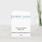 Carte Canoë et lac (Dos)