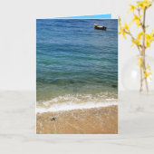 Carte canot (Fleur jaune)