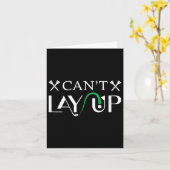 Carte Cant Lay Up Logo Funny Golf (Fleur jaune)