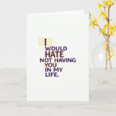 Carte Cant Live Without You Card (Fleur jaune)