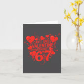 Carte Can't Spell Valentine Without 6 7 Fun 6-7 Six Seve (Fleur jaune)