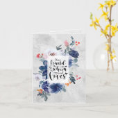 Carte Cantique des Cantiques 3:4 J'ai trouvé celui que m (Fleur jaune)