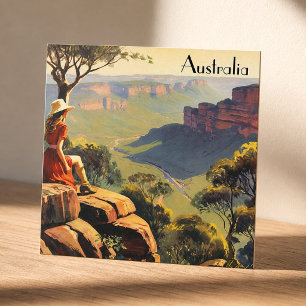 Carte Canyon Croyez en cela Australie Art