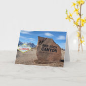 Carte Canyon de Las Vegas Red Rock (Fleur jaune)