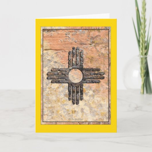 Carte Canyons de discussion du Symbole Soleil Zia du Nou (Devant)