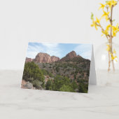 Carte Canyons Kolob au Parc national de Sion (Fleur jaune)