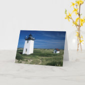 Carte Cap Cod Wood End Lighthouse (Fleur jaune)