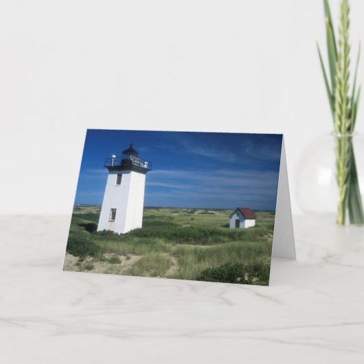 Carte Cap Cod Wood End Lighthouse (Devant)