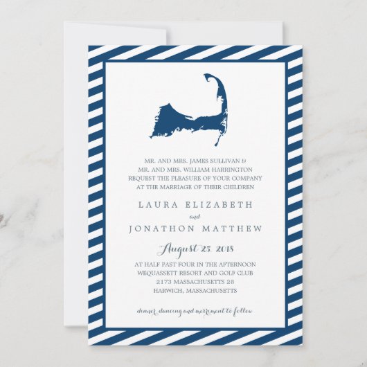 Carte Cape Cod | MARIAGE (Devant)