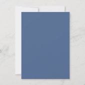 Carte CAPE COD Mariage bleu côtier Détails (Dos)