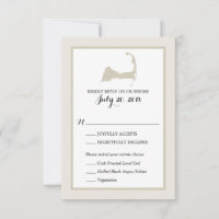 Carte Cape Cod | Menu Mariage RSVP