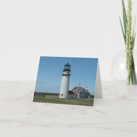 Carte Cape Cod, phare de Highland (Devant)
