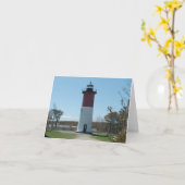 Carte Cape Cod, Phare de Nauset, Massachusetts (Fleur jaune)
