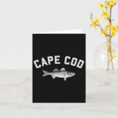 Carte Cape Cod Striper Striped By Fun Fun Fishing Design (Fleur jaune)