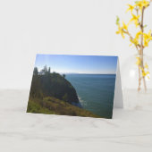 Carte Cape Disappointment Lighthouse, Washington (Fleur jaune)