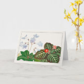 Carte Cape primrose, Violet de flamme par Tanigami Konan (Fleur jaune)