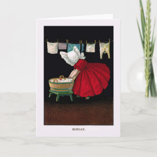 Carte Capeline tôt Sue de lundi des années 1900