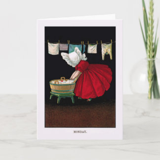 Carte Capeline tôt Sue de lundi des années 1900