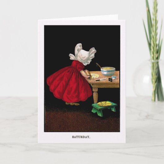 Carte Capeline tôt Sue de samedi des années 1900 (Devant)