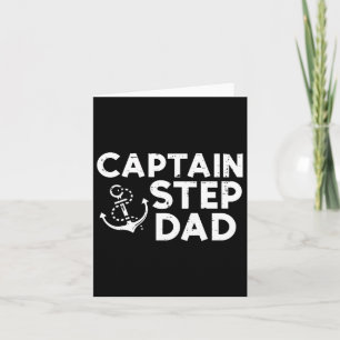 Carte Capitaine beau-père propriétaire de bateau Famille